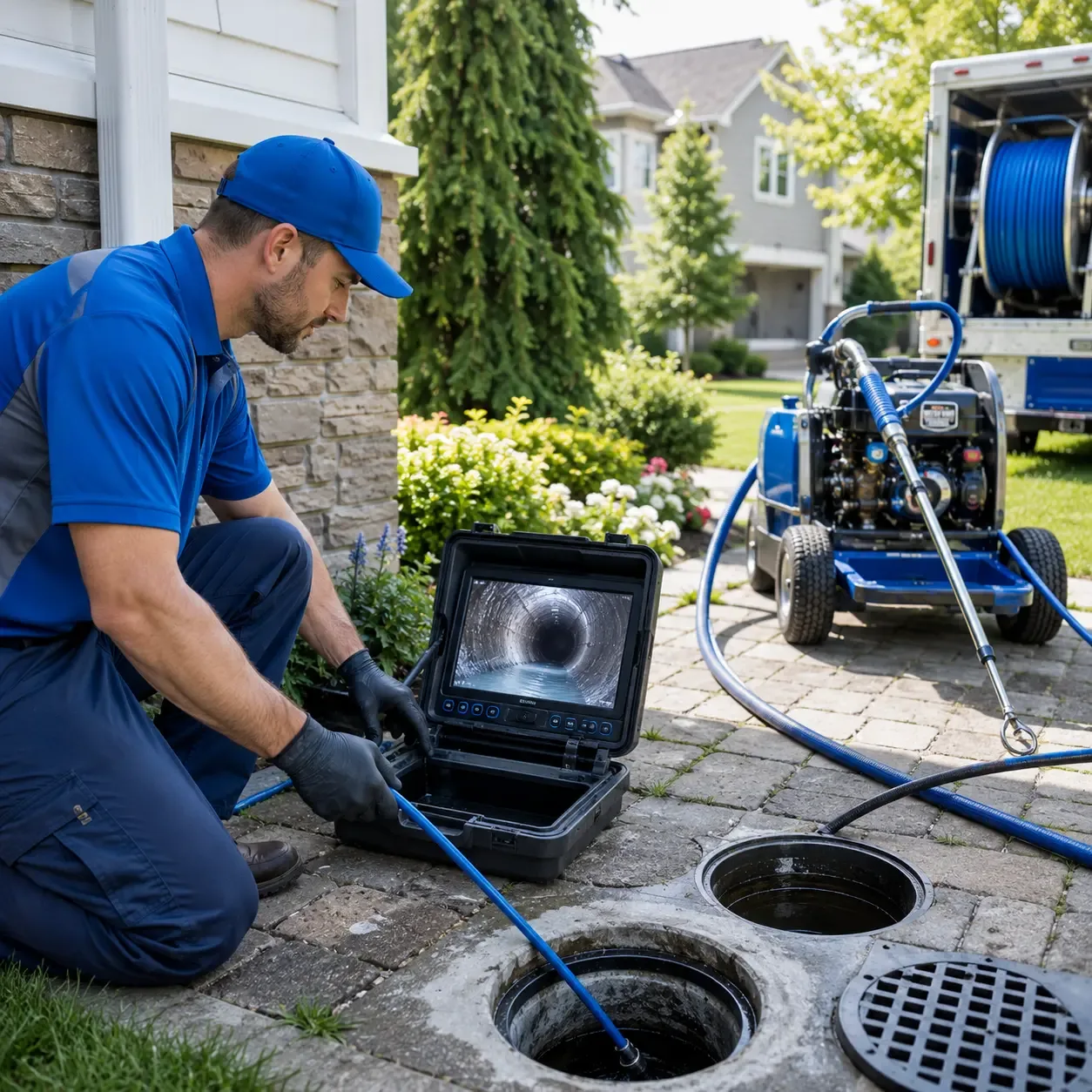 Outdoor drain cleaning professionals serving Uniontown, OH